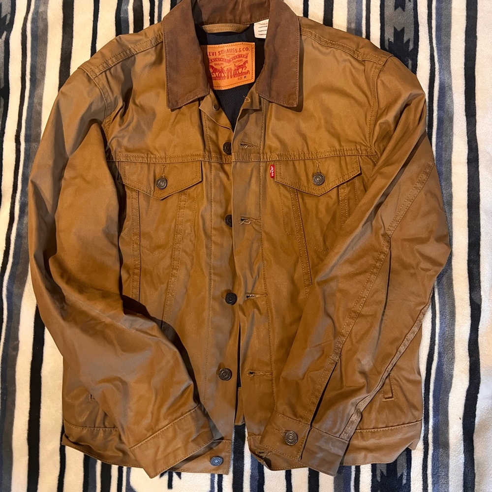 Levi's waxed trucker Jacket